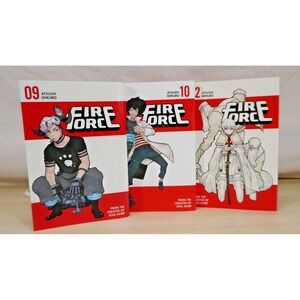 FIRE FORCE Manga English 9, 10, 12 Volume Lot Kodansha